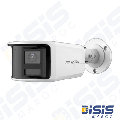 HIKVISION CAMERA RESEAU BULLET FIXE ACUSENSE PANORAMIQUE 8M