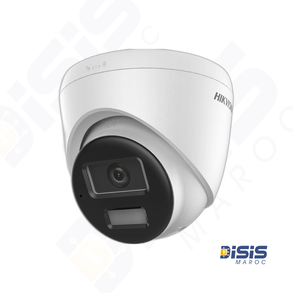 Camera IP (Ligne1)  8MP Hybrid-light+Two way audio Dome DS-2CD1383G2-LIUF-SL
