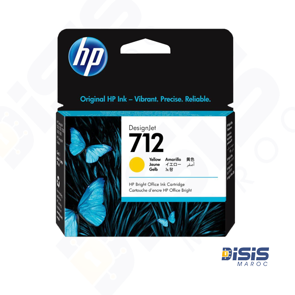 CARTOUCHE HP 712 ORIGINAL YELLOW