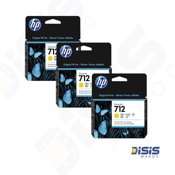 CARTOUCHE HP 712 ORIGINAL YELLOW