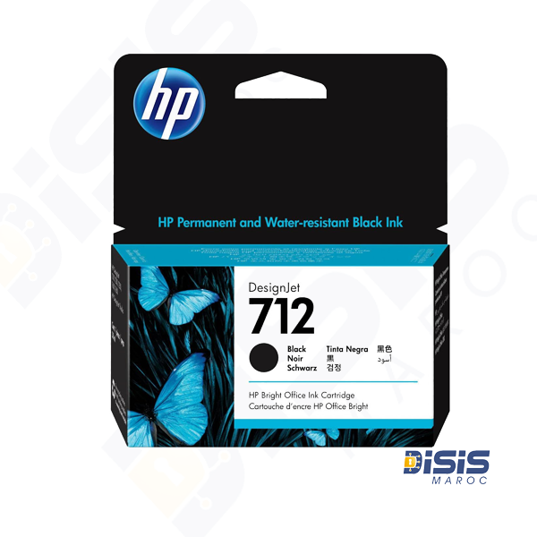 CARTOUCHE HP 712 ORIGINAL BLACK