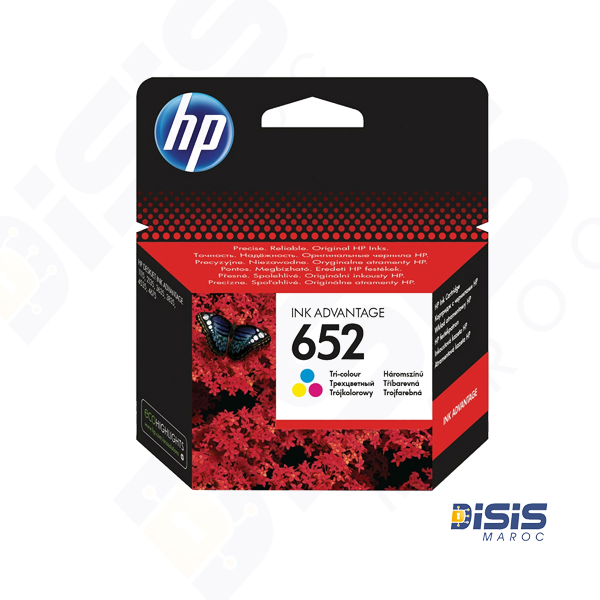 CARTOUCHE HP ORIGINAL 652 COLOR