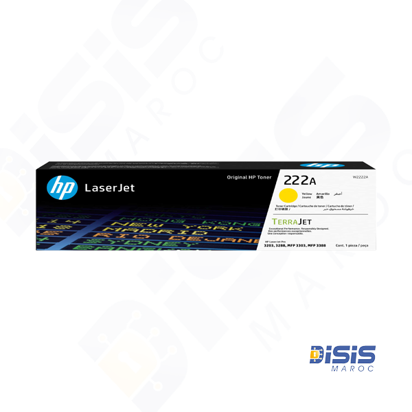 Cartouche de Toner HP W2222A (Jaune)