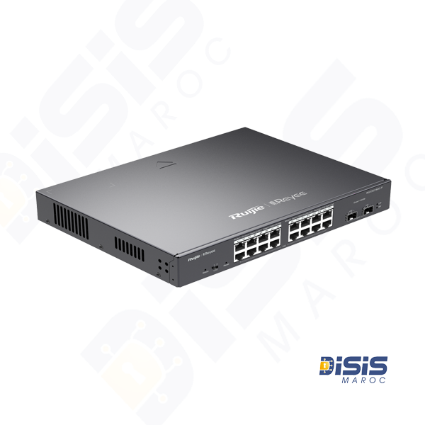 Switch PoE intelligent et compatible cloud à 18 ports Gigabits RG-ES218GC-P