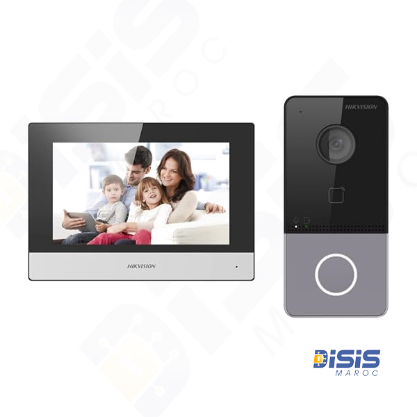 Kit complet d'interphone vidéo avec écran tactile et station extérieure