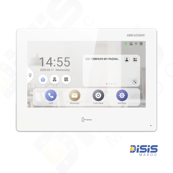 Moniteur d'interphone vidéo Wi-Fi avec écran tactile 10 pouces