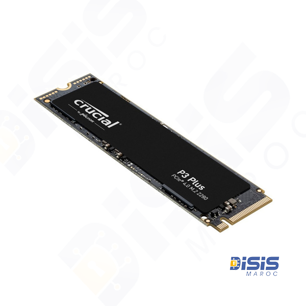 Crucial P3 Plus 1TB – SSD M.2 NVMe PCIe Gen4 x4, jusqu’à 5000 Mo/s