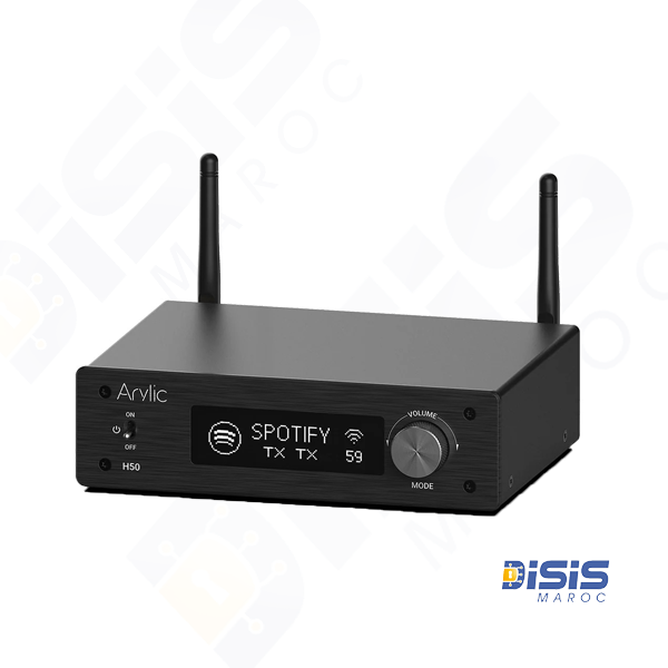 Amplificateur Hi-Fi Multiroom Wi-Fi & Bluetooth aptX – Arylic H50 (120150)