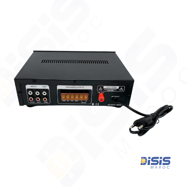 Amplificateur Master TAB‑215BR BLUET‑USB • Bluetooth 5.0 • FM/USB/SD • 2×80 W RMS