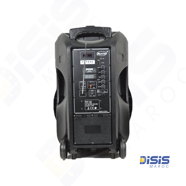 Master A15‑2 – Sono portable rechargeable 15″ 150 W avec USB, SD, FM, Bluetooth