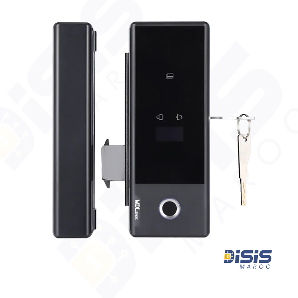 fingerprint MF Card Password hybrid Verification Glass Door Lock