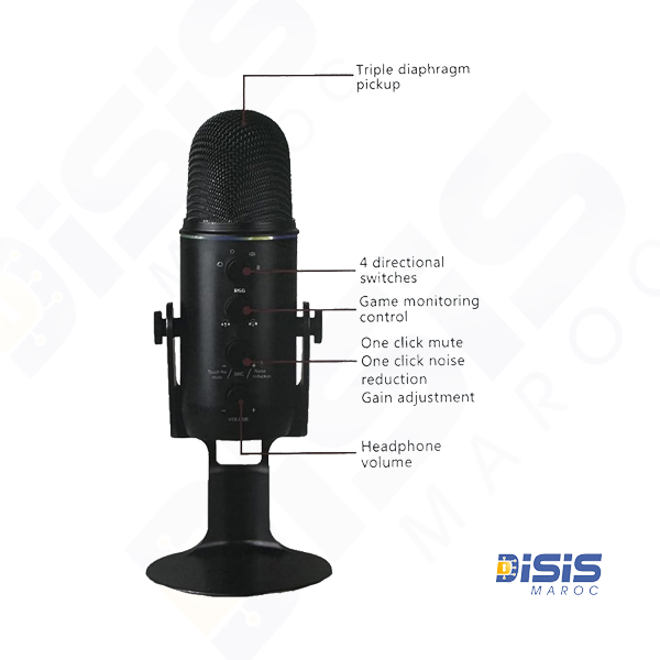 MIC LIVE PROFESSIONEL RGB