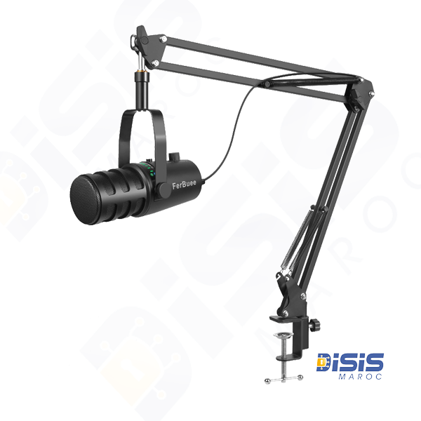 MICROPHONE USB DYNAMIQUE AVEC STAND