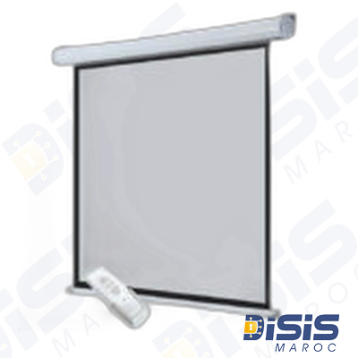 ECRAN DE PROJECTION ELECTRIQUE NWC 5M x 5M AVEC TÉLÉCOMMANDE
